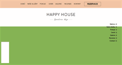 Desktop Screenshot of happyhouse.cz